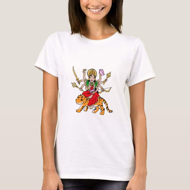 Durga Hindu Goddess T-Shirt (Frente)