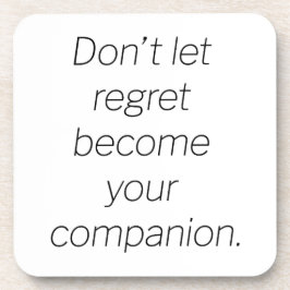 Duro de arrependimento Porta copos de plástico