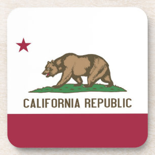 Duro de plástico porta copos com bandeira da Cali