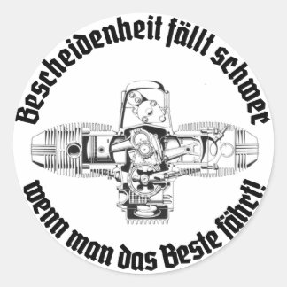 Duro de ser humilde adesivo