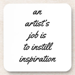 Duro de trabalho de artista Porta copos plástica