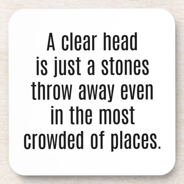 Duro transparente Porta copos plástica (Frente)