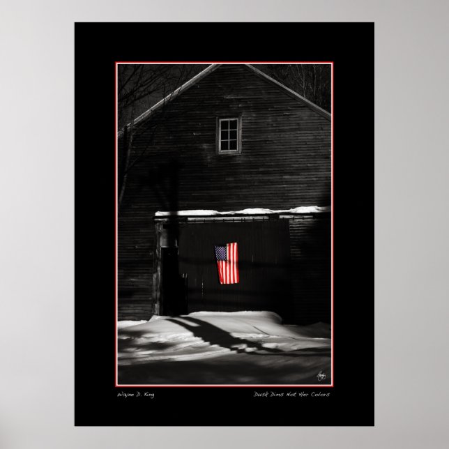 Dusk Dims Não Suas Cores Poster (Frente)