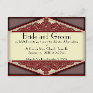 Dusky Pink Vintage, convite de casamento