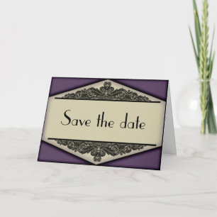 Dusky Purple Vintage, salve o cartão de data