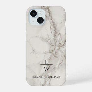 Dusty black and white marble glitter personalized 