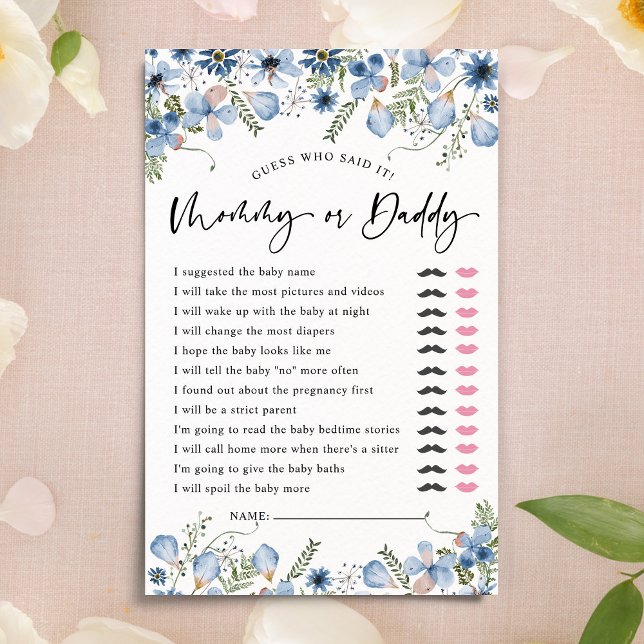 Dusty Blue adivinha quem é a mãe ou o Chá de frald (Criador carregado)