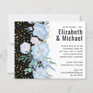 Dusty Blue Blush Pink Floral Orçamento