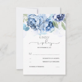 Dusty Blue e Marinho Flowers RSVP