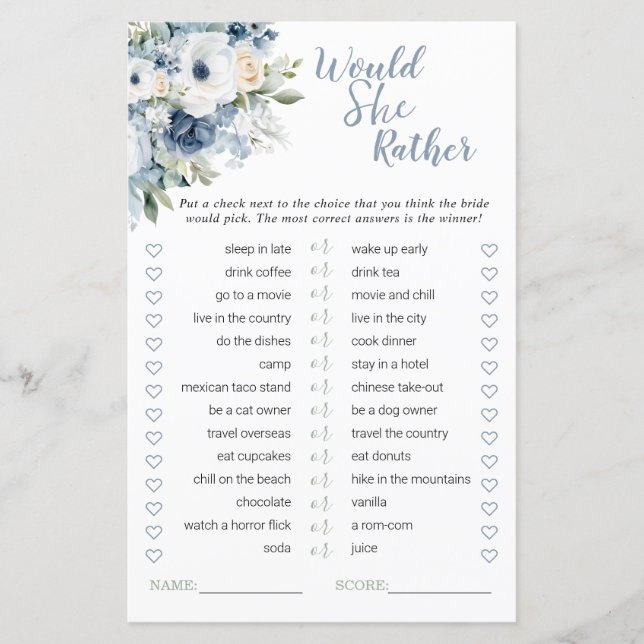 Dusty Blue Ela Iria Preferencialmente Jogo de Chá  (Frente)