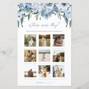 Dusty Blue Floral Onde Eles Estavam