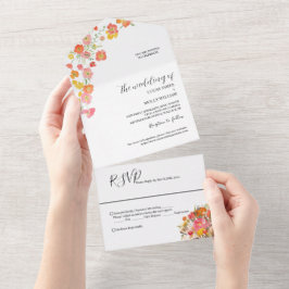 Dusty Blue Floral Wedding