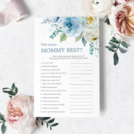 Dusty Blue Rosa que conhece o melhor jogo da Mamãe