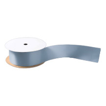 Dusty Blue Satin Ribbon for Wedding Favors and Bag