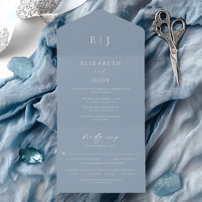 Dusty Blue Wedding (Criador carregado)