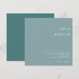 Dusty Boho | Convite à Praça Azul e Verde