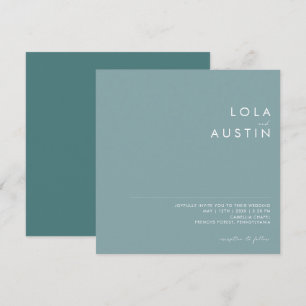 Dusty Boho   Convite à Praça Azul e Verde