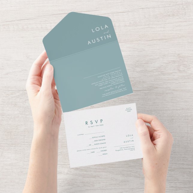 Dusty Boho | Foco Azul e Envia Todos num Convite (Aba destacável)