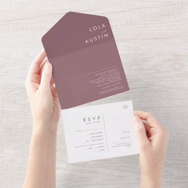Dusty Boho | Selo e Envio Roxos (Aba destacável)