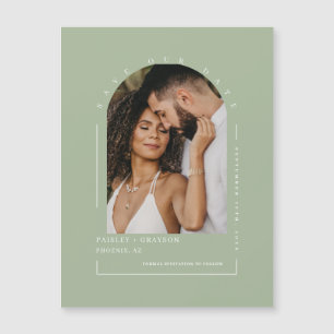 Dusty Green Arch Foto para salvar nosso cartão mag