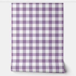 Dusty Lilac Gingham Check Green Buffalo Plaid