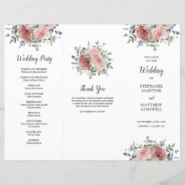 Dusty Rosa Eucalyptus Ordem de Serviço