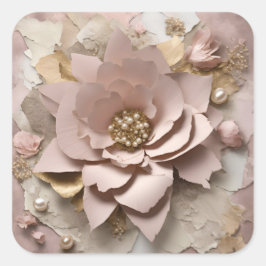 Dusty Rosa Floral - Adesivo