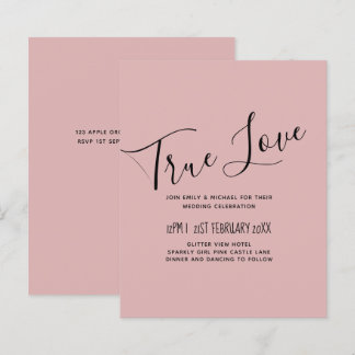 Dusty Rosa Pink Wedding