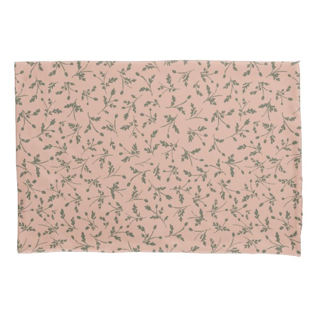 Dusty Rose Modern Farmhouse Daisy Buds Pattern (Frente)