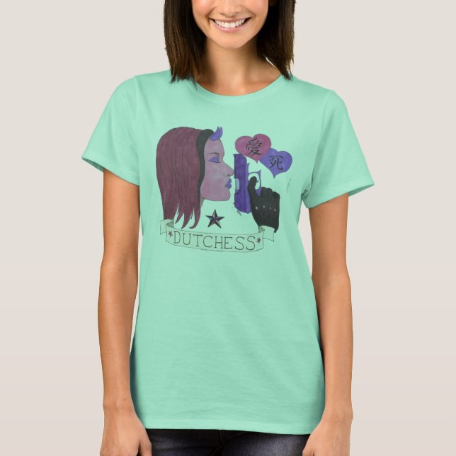Dutquesa DeLounge Tattoo Damas T-Shirt (Frente)