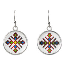 E0111 Ensinamentos Motif búlgaro shevitsa red