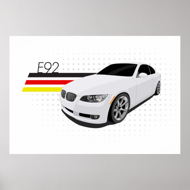 E92 Coupe Poster (Frente)