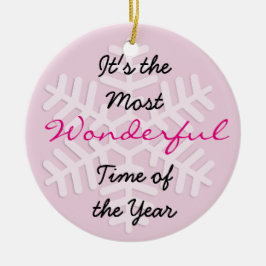 É a época mais maravilhosa do Ornamento do Ano