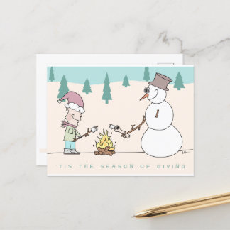 'É a estação de dar o cartão de feriado