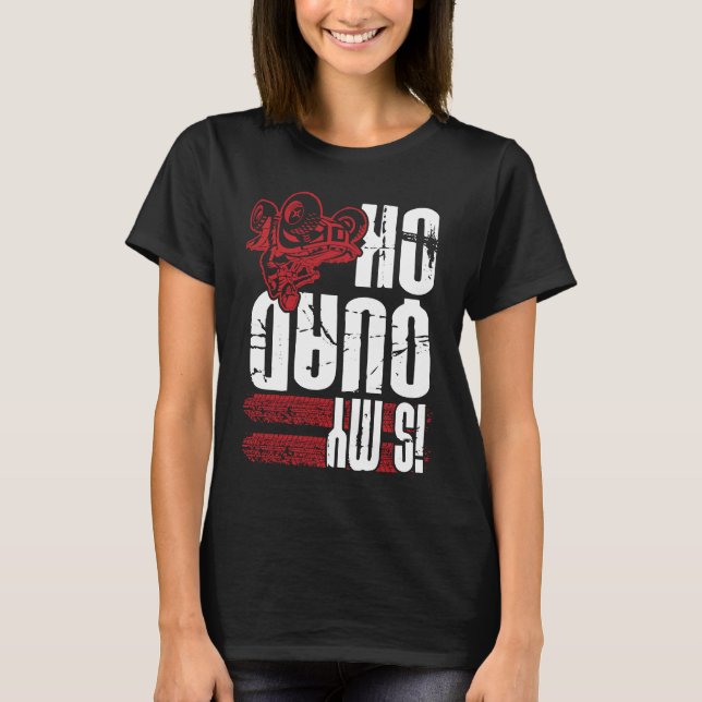É A Minha Bicicleta de Camisa de Vídeo Quad Ok? (Frente)