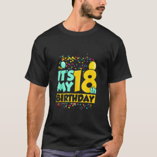 É a minha camisa de aniversário do 18º aniversário