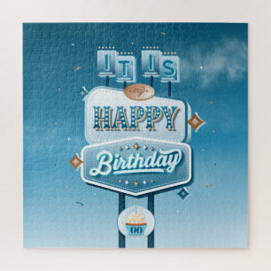 É a minha Quebra-cabeça de aniversário feliz (20x2