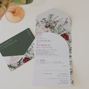 É a Temporada Floral de Casamento de Natal
