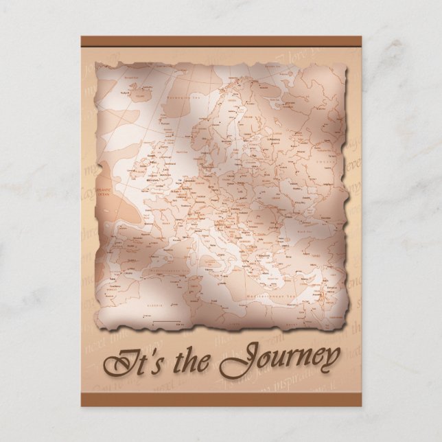 É a Viagem ~ Cartão Postal (Frente)