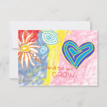 E Assim Crescemos O Cartão De Resposta