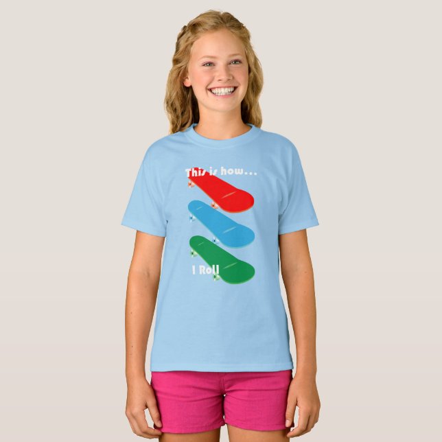É assim que eu desenho - Camiseta Básica Feminina (Frente Completa)