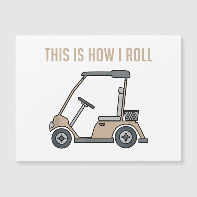 É assim que eu giro Golf Carrinho de Golfe Golfist (Frente)