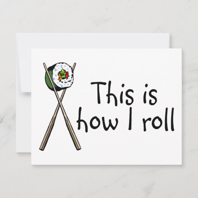 É Assim Que Eu Roll Sushi (Frente)
