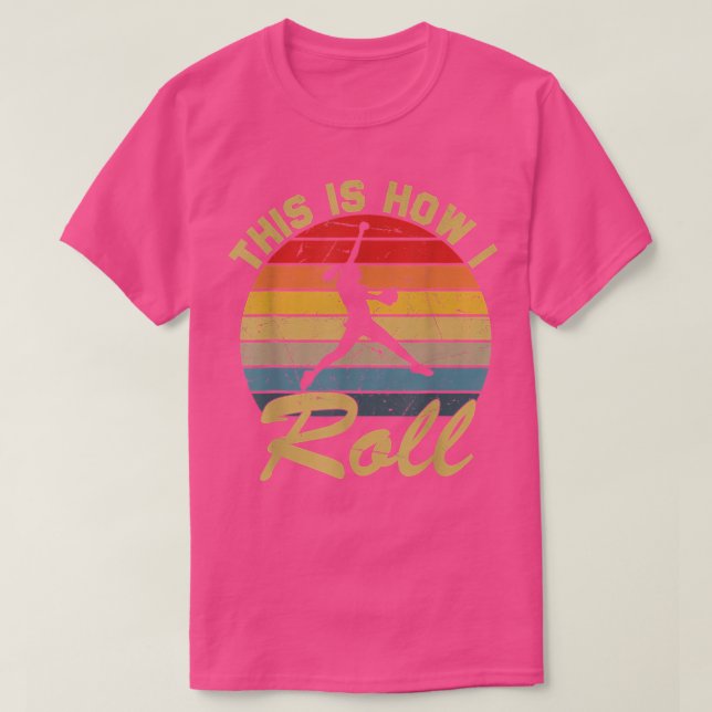 É Assim Que Eu Rolo A Camisa De T Das Raparigas De (Frente do Design)