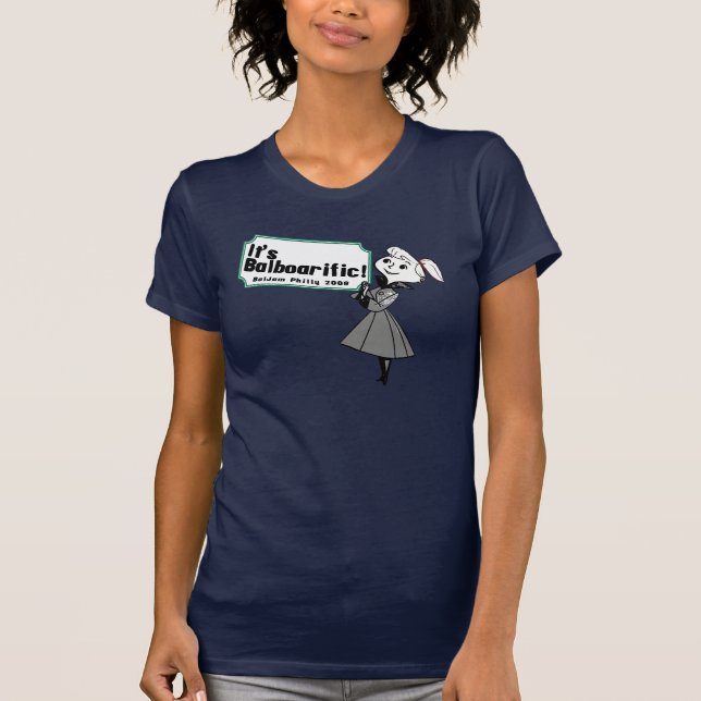 É Balboarific! Camisa de Ladies_BalJam (Frente)