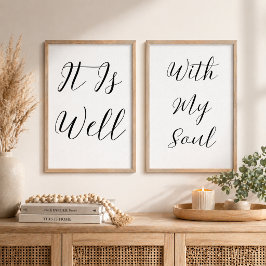 É Bem Com Minha Tipografia Cristã Da Alma