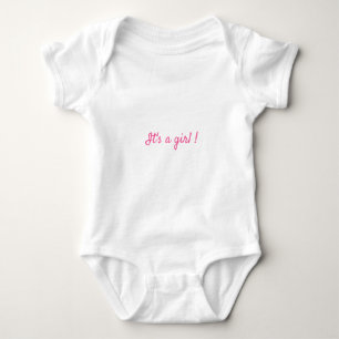 É body de bebê menina camiseta Minimalista