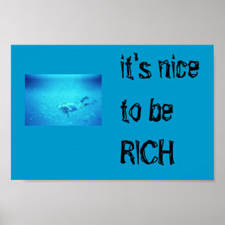 é bom ser RICH poster