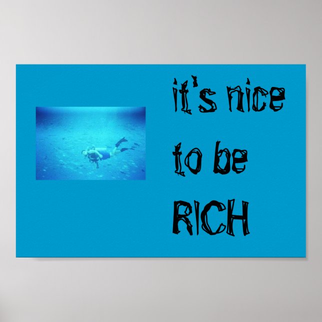 é bom ser RICH poster (Frente)