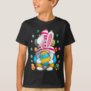 E Camisa Coelho de Páscoa Gnome de Primavera Pásco